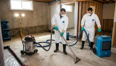 Basement flood cleanup in Sterling Heights, MI for water damage restoration service