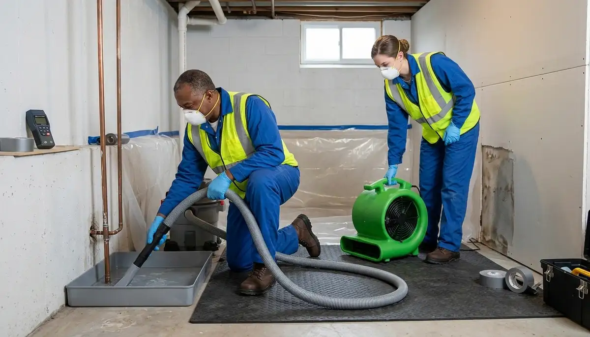 Burst pipe cleanup team serving homes in Sterling Heights, MI with fast water removal