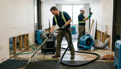 Water damage restoration team serving Sterling Heights, MI with emergency cleanup and repair