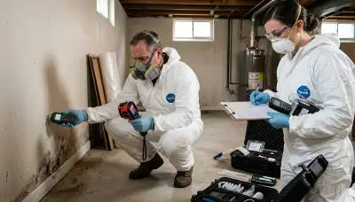 Sterling Heights, MI mold inspection for water damage in a home by a 24/7 restoration team