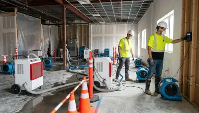 Structural drying equipment in Sterling Heights, MI for fast water damage restoration