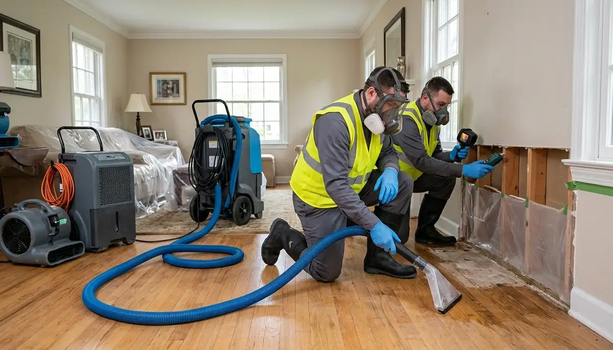 Water damage restoration team serving Sterling Heights, MI, for fast emergency cleanup and repairs